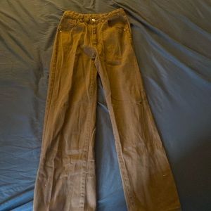 baggy brown jeans